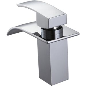 GreenZech Bathroom Waterfall Sink Faucet Single Lever Mixer Tap Hot Cold Brass Faucets GreenZech Bathroom Waterfall Sink Faucet Single Lever Mixer Tap Hot Cold Brass Faucets