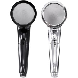 GreenZech (Black) 4 Mode High Pressure Shower Head Handheld Water Saving Bathroom ON/OFF P GreenZech (Black) 4 Mode High Pressure Shower Head Handheld Water Saving Bathroom ON/OFF P