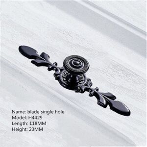 GreenZech (B) Aluminum Alloy Black Handles For Furniture Cabinet Knobs And Handles Kitchen GreenZech (B) Aluminum Alloy Black Handles For Furniture Cabinet Knobs And Handles Kitchen