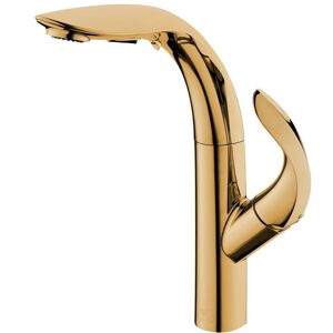GreenZech (Gold) Zinc Alloy Kitchen Sink Pull Out Faucet Single Handle Double Water Modes GreenZech (Gold) Zinc Alloy Kitchen Sink Pull Out Faucet Single Handle Double Water Modes