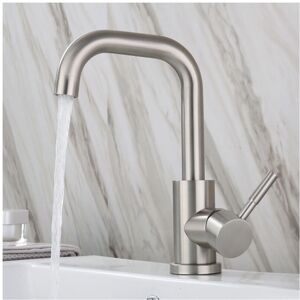 GreenZech Stainless Steel Bathroom Basin Faucet 360 Rotate Single Handle Hole Lead Free Ho GreenZech Stainless Steel Bathroom Basin Faucet 360 Rotate Single Handle Hole Lead Free Ho