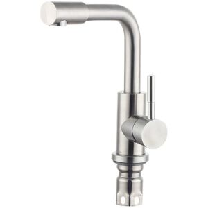 GreenZech Stainless Steel Sink Faucet Kitchen Single Hole Hot And Cold Water Mixer Tap GreenZech Stainless Steel Sink Faucet Kitchen Single Hole Hot And Cold Water Mixer Tap