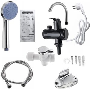 GreenZech (EU, With Shower) Electric Faucet Tap Hot Water Heater Instant For Home Bathroom GreenZech (EU, With Shower) Electric Faucet Tap Hot Water Heater Instant For Home Bathroom