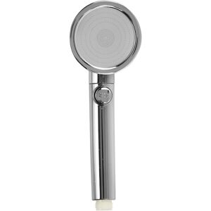 GreenZech (adjustable electroplating silver) One Button Water Stop Pressurized Shower Nozz GreenZech (adjustable electroplating silver) One Button Water Stop Pressurized Shower Nozz