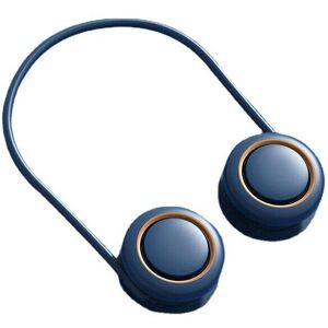 GreenZech (Blue) USB Charging Hanging Neck Storage Fan Three Gears Adjustment 360 Degree R GreenZech (Blue) USB Charging Hanging Neck Storage Fan Three Gears Adjustment 360 Degree R