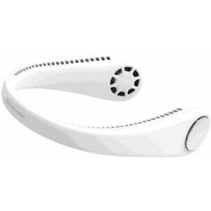 GreenZech 2000Mah - Bladeless Neck Fan - White GreenZech 2000Mah - Bladeless Neck Fan - White