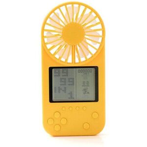 GreenZech (Yellow) Mini Handheld Cooling Fan Multifunction 26 Modes Games Console USB Rech GreenZech (Yellow) Mini Handheld Cooling Fan Multifunction 26 Modes Games Console USB Rech