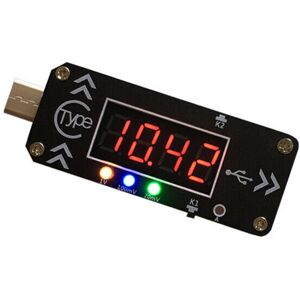 GreenZech Type-C PD Fast Charging Discharge Trigger Decoy DC Digital Display Voltage Curre GreenZech Type-C PD Fast Charging Discharge Trigger Decoy DC Digital Display Voltage Curre