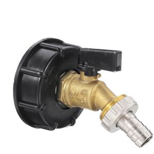 GreenZech (#3) Ton Barrel Water Tank Connector Garden Tap Hose Barb Thread Faucet Fitting GreenZech (#3) Ton Barrel Water Tank Connector Garden Tap Hose Barb Thread Faucet Fitting