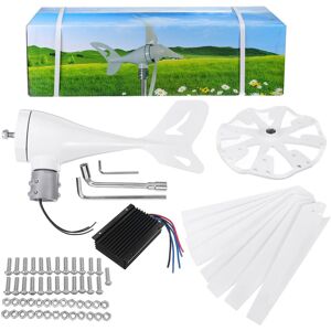 GreenZech (12V) 200W 12V/24V Wind Turbine 8 Leaves With Controller White Wind Generator GreenZech (12V) 200W 12V/24V Wind Turbine 8 Leaves With Controller White Wind Generator