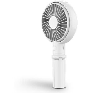 GreenZech (White) 2 In 1 USB Handheld Desktop Fan 40 Rotatable 3 Modes Wind Speed Frame Ph GreenZech (White) 2 In 1 USB Handheld Desktop Fan 40 Rotatable 3 Modes Wind Speed Frame Ph