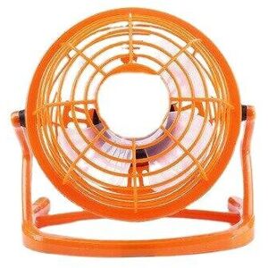 GreenZech (Orange) 4 Inch Desktop Fan Car Desk Fan USB Interface Mini Fan Usb Fan PP Plast GreenZech (Orange) 4 Inch Desktop Fan Car Desk Fan USB Interface Mini Fan Usb Fan PP Plast