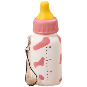 GreenZech () Squishy Milk Nursing Bottle Toy Cute Kawaii Phone Bag Strap Pendant 10x4cm GreenZech () Squishy Milk Nursing Bottle Toy Cute Kawaii Phone Bag Strap Pendant 10x4cm