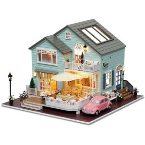 GreenZech Queens Town DIY Miniature Model With Light Music Collection Gift GreenZech Queens Town DIY Miniature Model With Light Music Collection Gift