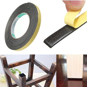 GreenZech Safety Black Single Sided Adhesive Foam Cushion Tape Closed Cell 5m x 2mm x 10mm GreenZech Safety Black Single Sided Adhesive Foam Cushion Tape Closed Cell 5m x 2mm x 10mm