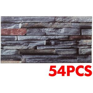 GreenZech (54Pcs) PVC Sticker Kitchen Tile Stickers Bathroom Self-adhesive Wall Decor Dark GreenZech (54Pcs) PVC Sticker Kitchen Tile Stickers Bathroom Self-adhesive Wall Decor Dark