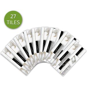 GreenZech Black Wall Sticker - 9-54 pcs Kitchen Bathroom Decor GreenZech Black Wall Sticker - 9-54 pcs Kitchen Bathroom Decor