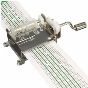 GreenZech DIY Hand-cranked Music Box with 20Pcs 15 Tone Blank Paper Tape&Hole Puncher GreenZech DIY Hand-cranked Music Box with 20Pcs 15 Tone Blank Paper Tape&Hole Puncher