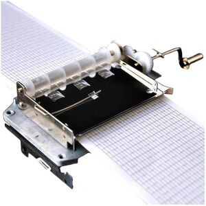 GreenZech 30 Tones DIY Hand Cranked Music Box Movement with Hole Puncher and Paper Tapes GreenZech 30 Tones DIY Hand Cranked Music Box Movement with Hole Puncher and Paper Tapes