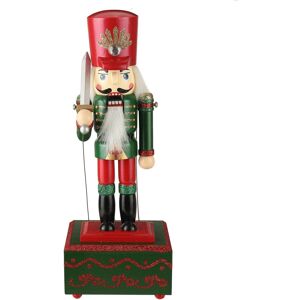 GreenZech (B) Large Wooden Guard Nutcracker Soldier Toys Music Box Xmas Christmas Gift Dec GreenZech (B) Large Wooden Guard Nutcracker Soldier Toys Music Box Xmas Christmas Gift Dec