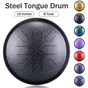 GreenZech (Blue) 10'' 8 Notes Steel Tongue Drum Handpan Hand Tankdrum With Storage Bag Mal GreenZech (Blue) 10'' 8 Notes Steel Tongue Drum Handpan Hand Tankdrum With Storage Bag Mal