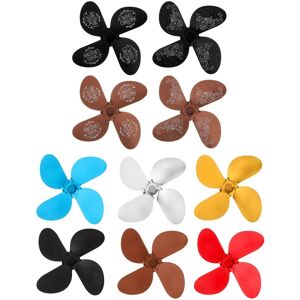 GreenZech (Bronze) 1pcs 4 Blade Stove Fan Blade Fireplace Fire Heat Thermal Powered Fuel S GreenZech (Bronze) 1pcs 4 Blade Stove Fan Blade Fireplace Fire Heat Thermal Powered Fuel S