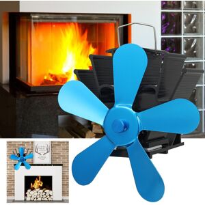 GreenZech (Green) 5 Blades Super Quiet Heat Powered Stove Fan Saving Wall Mounted Fireplac GreenZech (Green) 5 Blades Super Quiet Heat Powered Stove Fan Saving Wall Mounted Fireplac