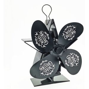 GreenZech (Type C) 4 Blade Heat Powered Stove Fan with Magnetic Thermometer for Fireplace GreenZech (Type C) 4 Blade Heat Powered Stove Fan with Magnetic Thermometer for Fireplace