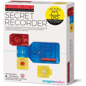 4M 406808 Logiblocs Spy Tech (Small), White 4M 406808 Logiblocs Spy Tech (Small), White