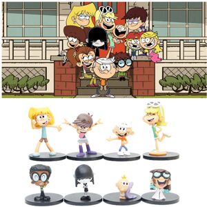 Unbranded The Loud House 8-Piece Action Figure Set - Collectible PVC Figures for Kids Gift Unbranded The Loud House 8-Piece Action Figure Set - Collectible PVC Figures for Kids Gift