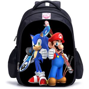 Unbranded (Medium (29*14*39), 24) Sonic kids backpack students bag large capacity outdoor Unbranded (Medium (29*14*39), 24) Sonic kids backpack students bag large capacity outdoor