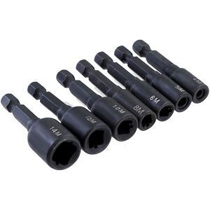 GreenZech (5mm) M4-M16 Screw Tap Socket Adapter 1/4 Inch Hex Shank Machine Tap Square Driv GreenZech (5mm) M4-M16 Screw Tap Socket Adapter 1/4 Inch Hex Shank Machine Tap Square Driv