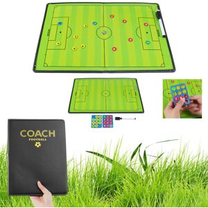 GreenZech 44x32cm Foldable Magnetic Coaching Training Board Tactical Soccer Football Teach GreenZech 44x32cm Foldable Magnetic Coaching Training Board Tactical Soccer Football Teach