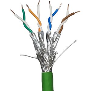Loops 25m CAT8.1 S/FTP LSZH Cable Low Smoke Shielded Pure Copper 22 AWG Data Loops 25m CAT8.1 S/FTP LSZH Cable Low Smoke Shielded Pure Copper 22 AWG Data