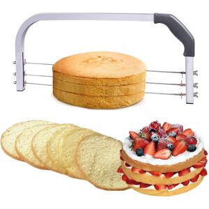 Unbranded Adjustable Cake Leveler Stainless Steel Cake Cut Slicer 3Blades Cut Saw DIY Butt Unbranded Adjustable Cake Leveler Stainless Steel Cake Cut Slicer 3Blades Cut Saw DIY Butt