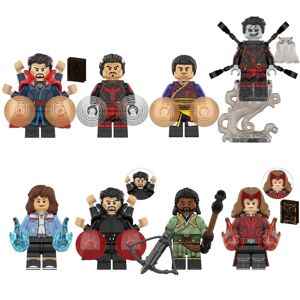 Unbranded 8Pcs Zombie Doctor Strange Mordo Scarlet Witch Miss America Building Block Minif Unbranded 8Pcs Zombie Doctor Strange Mordo Scarlet Witch Miss America Building Block Minif