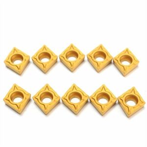 GreenZech 10pcs CCMT060204-HM YBC251 Carbide Insert Cutter for Turning Tool GreenZech 10pcs CCMT060204-HM YBC251 Carbide Insert Cutter for Turning Tool
