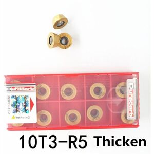 GreenZech (RPMT10T3MO DP5320(R5)) Milling Blade Large R0.8 R5 R6 Small R0.8 Milling Cutter GreenZech (RPMT10T3MO DP5320(R5)) Milling Blade Large R0.8 R5 R6 Small R0.8 Milling Cutter