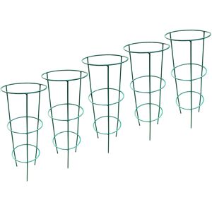 Selections Pack of 5 Conical Garden Plant Support Rings (48cm) Selections Pack of 5 Conical Garden Plant Support Rings (48cm)