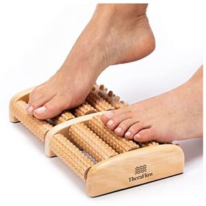TheraFlow Dual Foot Massage Roller for Deep Tissue Foot Massages - with Kneading TheraFlow Dual Foot Massage Roller for Deep Tissue Foot Massages - with Kneading