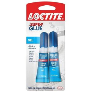 Loctite Super Glue Gel Tube, 2 pack, 0.11 oz Loctite Super Glue Gel Tube, 2 pack, 0.11 oz