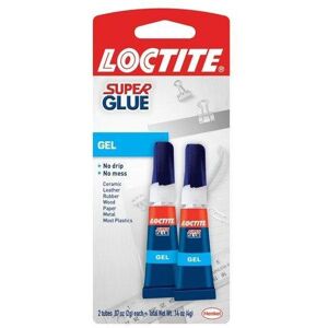 Loctite Super Glue Gel Tube, 2 pack, 0.07 oz Loctite Super Glue Gel Tube, 2 pack, 0.07 oz