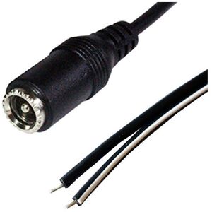 Loops 1.5M DC Power Cable Lead 5.5mm x 2.1mm Female Socket Bare Ends CCTV Camera DVR Loops 1.5M DC Power Cable Lead 5.5mm x 2.1mm Female Socket Bare Ends CCTV Camera DVR