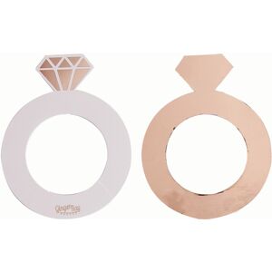 Ginger Ray Rose Gold Hen Party Bridal Shower Party Accessories Ring Shaped Drink Markers Ginger Ray Rose Gold Hen Party Bridal Shower Party Accessories Ring Shaped Drink Markers