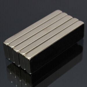 GreenZech 5pcs N52 40x10x4mm Strong Block Magnets Rare Earth Neodymium Magnets GreenZech 5pcs N52 40x10x4mm Strong Block Magnets Rare Earth Neodymium Magnets