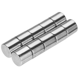 GreenZech 10pcs 10x10mm Round Magnets Rare Earth NdFeB Neodymium GreenZech 10pcs 10x10mm Round Magnets Rare Earth NdFeB Neodymium