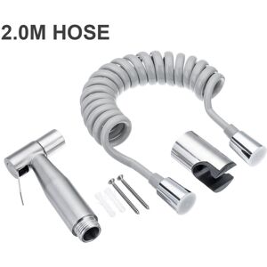 GreenZech (2M Hose) Toilet Bidet Sprayer Stainless Steel Hand Held Shattaf Bathroom Shower GreenZech (2M Hose) Toilet Bidet Sprayer Stainless Steel Hand Held Shattaf Bathroom Shower