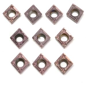 GreenZech 10pcs Carbide Insert for SCLCR Turning Tool Holder GreenZech 10pcs Carbide Insert for SCLCR Turning Tool Holder