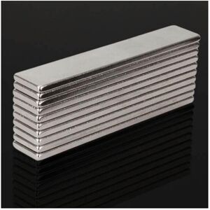 GreenZech 10pcs N48 Super Strong Block Magnets 50X10X2MM Rare Earth Neodymium Magnets GreenZech 10pcs N48 Super Strong Block Magnets 50X10X2MM Rare Earth Neodymium Magnets