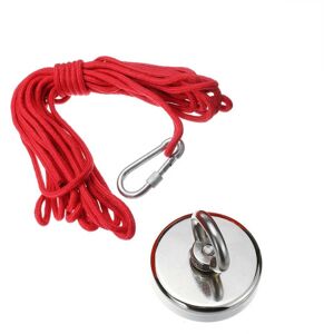 GreenZech (32mm) 25mm-120mm 35-600Kg Neodymium Fishing Magnet Salvage Recovery Magnet + 10 GreenZech (32mm) 25mm-120mm 35-600Kg Neodymium Fishing Magnet Salvage Recovery Magnet + 10